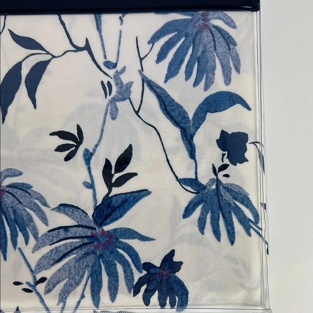 Ralph Lauren Adelaide King Duvet Cover Blue White Floral 108 x 96 NEW